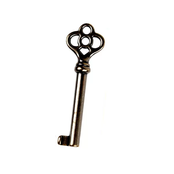 Key KY-3AB brass plated hollow key