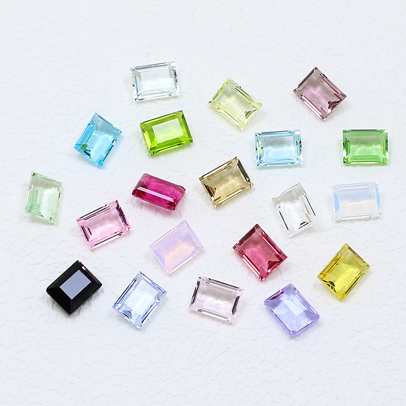 Dongzhou Flashing 8*6 Transparent Ice Sugar Nail Art Rhinestones Pointed Bottom Glass Rhinestones Ice Transparent Rectangular Artificial Crystal Nail Art Decorations Dongzhou Flashing 8*6 Transparent Ice Sugar Nail Art Rhinestones Pointed Bottom Glass Rhinestones Ice Transparent Rectangular Artificial Crystal Nail Art Decorations