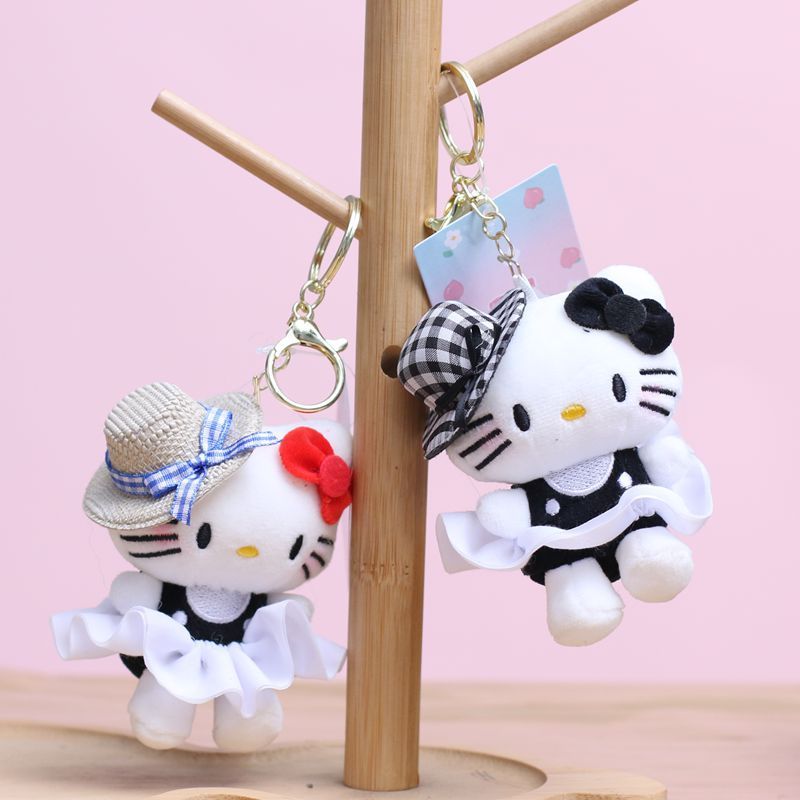 インターネット有名人 kt 猫子猫ペンダントかわいいぬいぐるみ人形バッグペンダント布人形キーホルダー人形|undefined