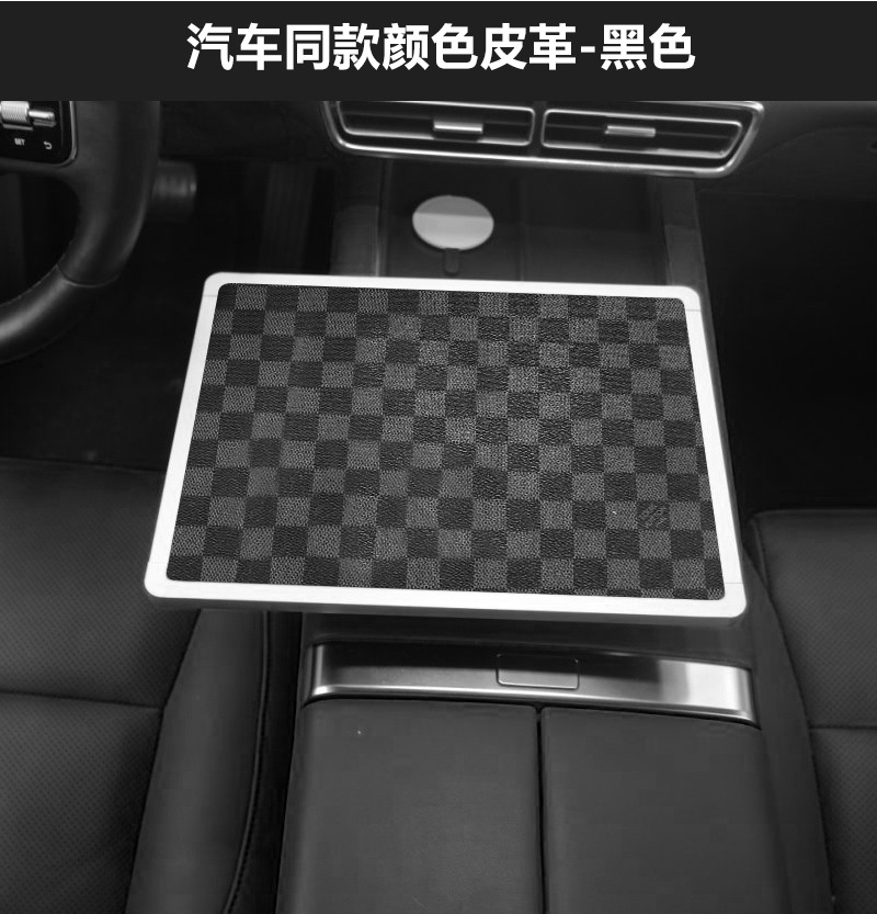 Universal Car-Mounted Floating Small Table for Dining, Round Table, Tea Tray, Makeup, and Office Use Compatible with Ideal, Weilai, Xpeng, and Xiaomi