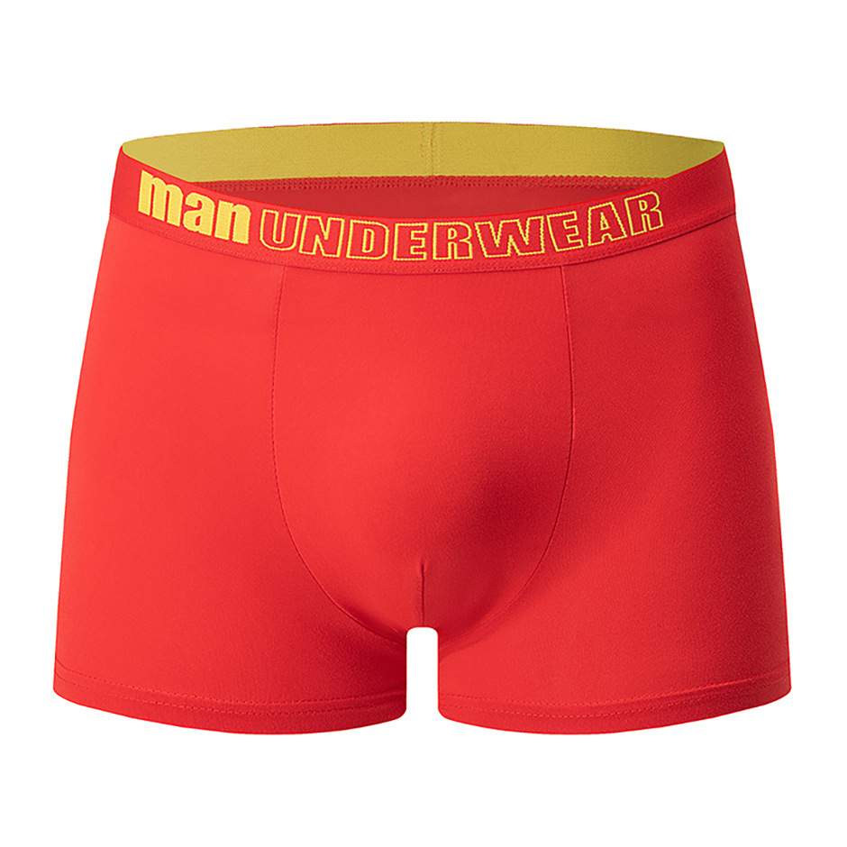 Herren Trunks Aus Baumwolle Nahtlose Sportunterwäsche Atmungsaktiv_voghion.com