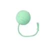 Cotton rope ball with rope large 6cm green