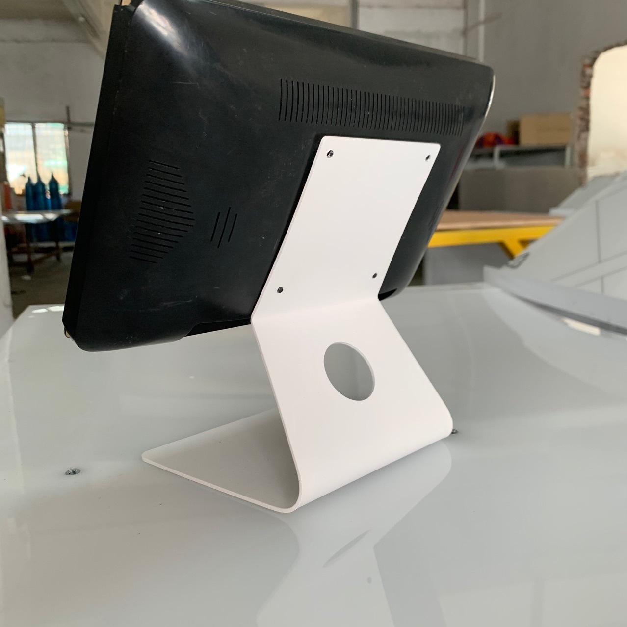 10-11寸显示器支架创意底座可定制颜色黑色白色银色同款电脑底座|ms