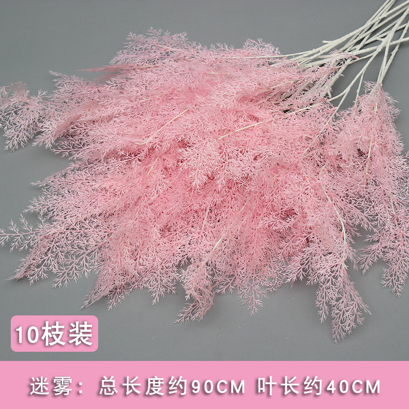 10 flores rosadas bodas flores de seda decoración floral flores falsas hortenida Wenxin Road Artes florales otros