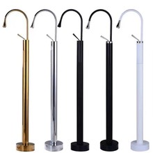 落地式全铜水龙头家用酒店立式高面盆冷热水落地龙头落地浴缸龙头