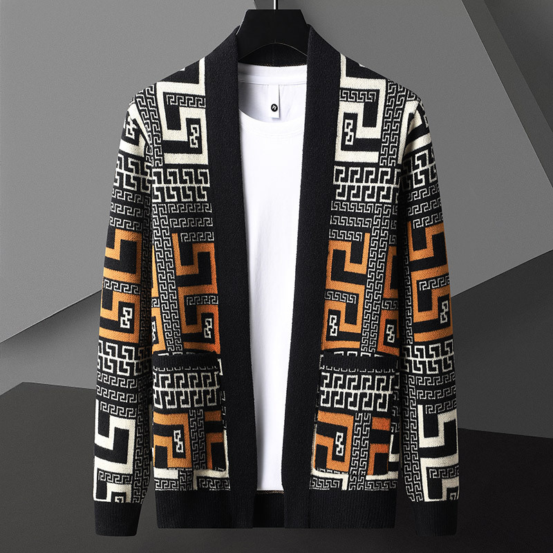 Para el comercio electrónico en el extranjero AliExpress entrega de una sola pieza 2023 nuevo suéter de punto abrigo de hombre WE23842