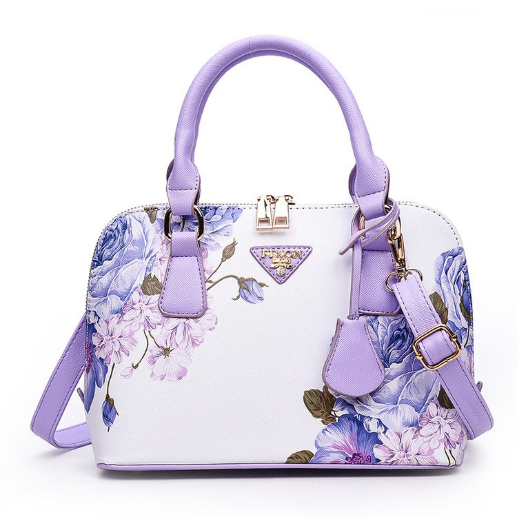 New trendy printed shell bags, European and American women's bags, single-shoulder crossbody hand-held women's bags, cross-border one-piece delivery worldwide undefined