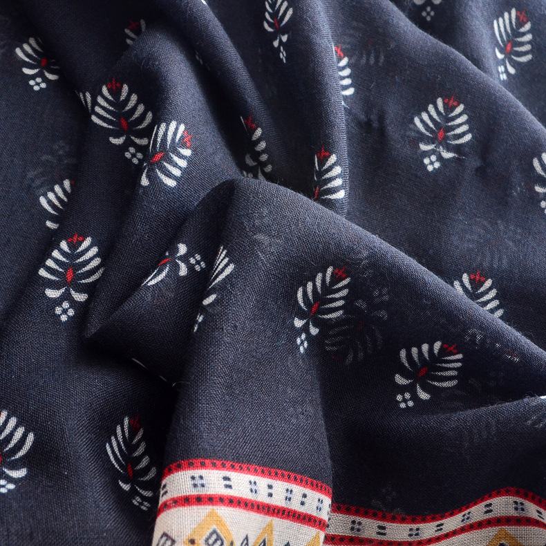 Comercio exterior Exportación arte color sólido púrpura azul geométrico playa toalla bufanda 2021 nueva primavera y verano viajes borla bufanda larga