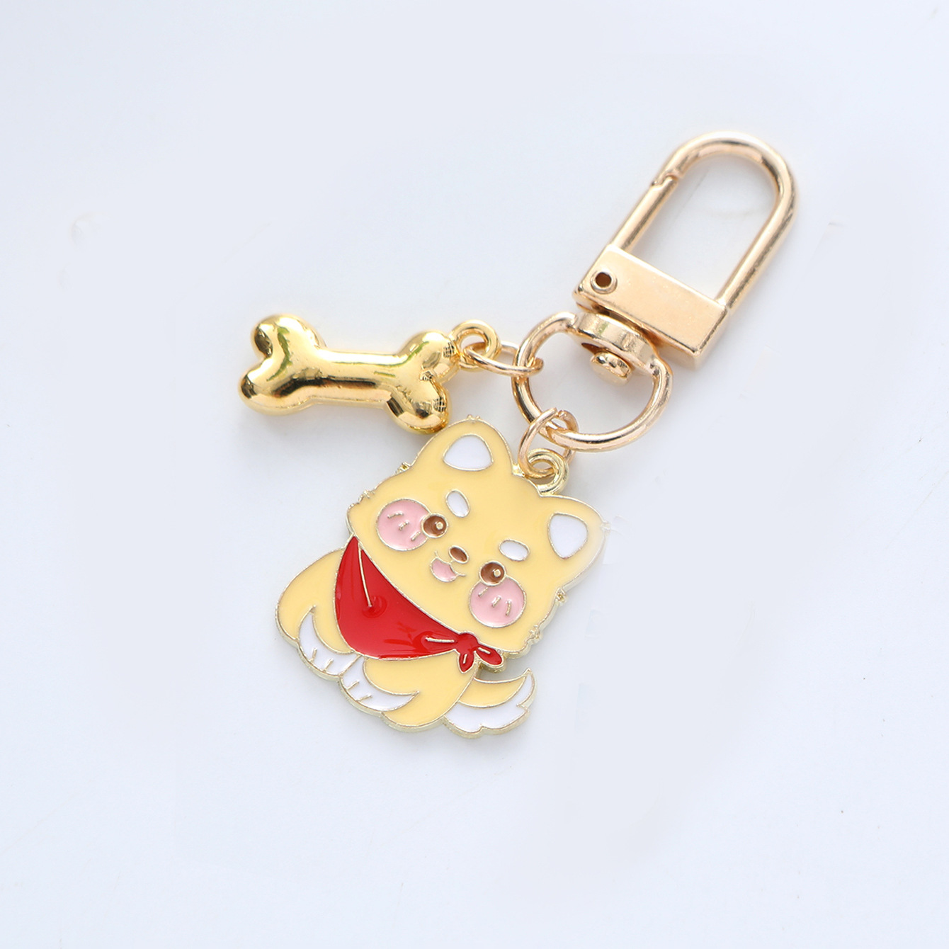 Élégant Mignon Chat Métal Femmes Pendentif De Sac Porte-clés display picture 2