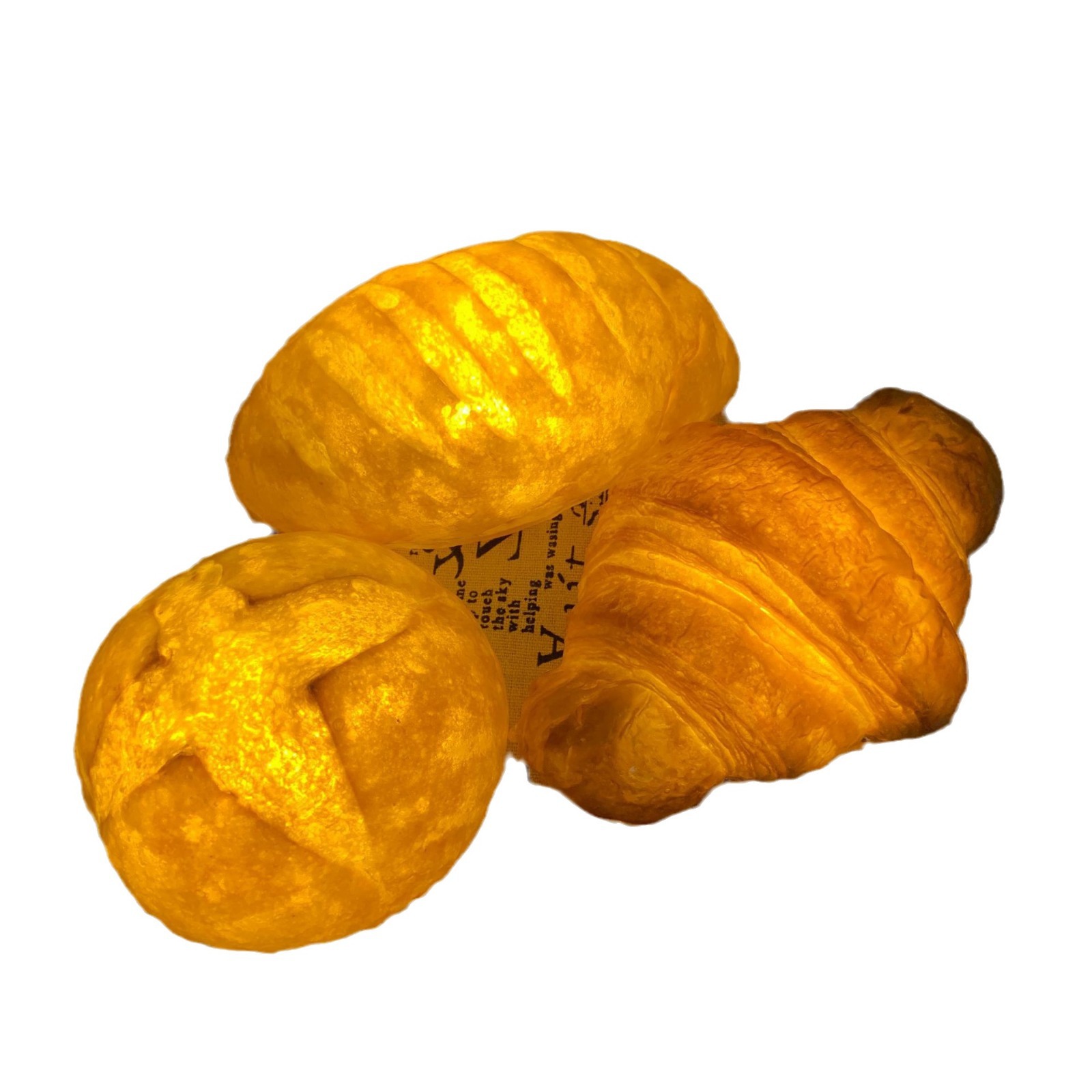 Garra bolsa pan lámpara cuerno bolsa Cruz bolsa linterna pastel tienda decoración creativa regalo LED noche Luz