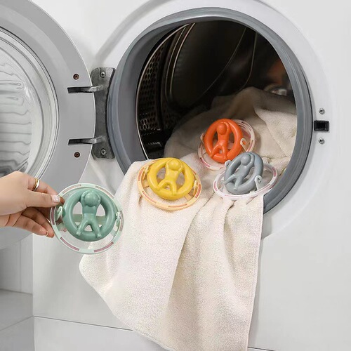 Creative swimming ring laundry ball wholesale household anti-tangle and knot cleaning filter lint hair washing machine floating ball