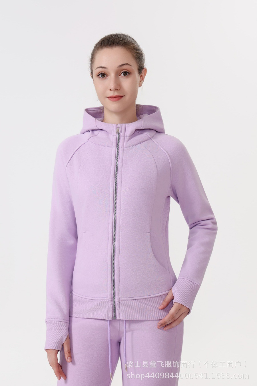 Dark purple slim fit sweatshirt / 2 codes