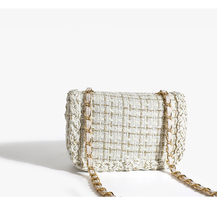 Women's Woolen Crossbody Bag Small Shoulder Bag Elegant Design_voghion.com
