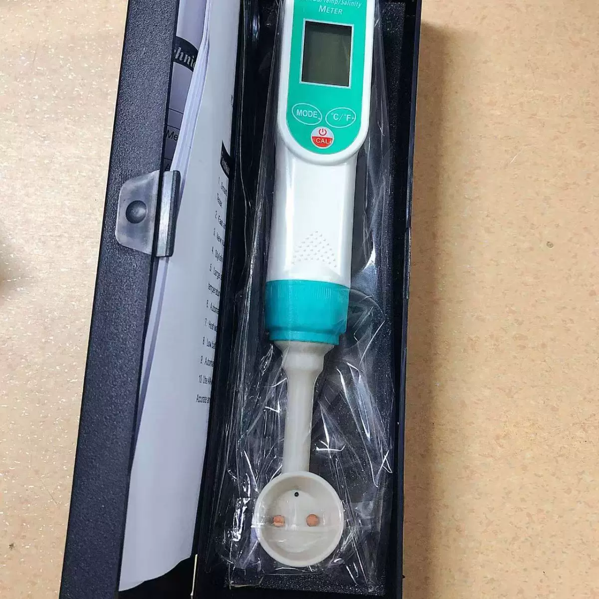 汤勺盐度计温度计TDS笔EC计水质检测笔汤料检测跨境外贸