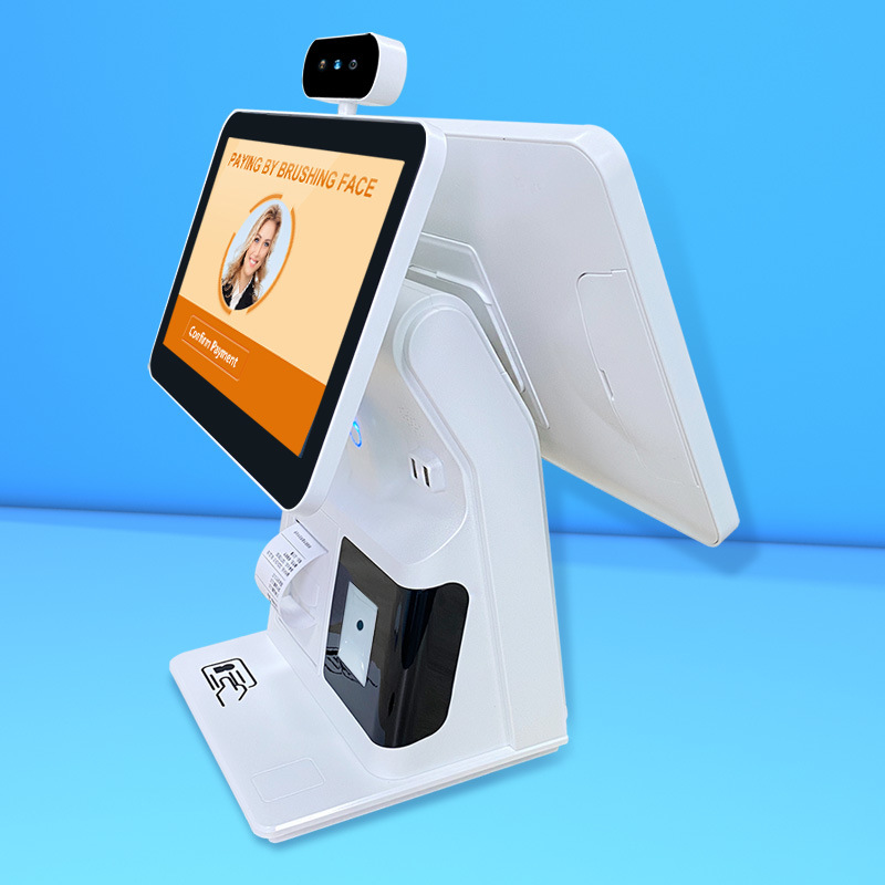 windows/安卓软件收银机 内置58打印机 扫码窗身份证人脸国外新款