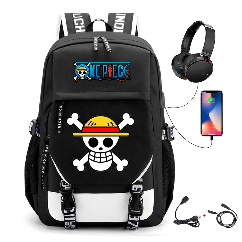 One Piece Chopper Luffy Backpack Anime Peripheral School Bag USB Charging Backpack Large Capacity Travel Bag One Piece Chopper Luffy Backpack Anime Peripheral School Bag USB Charging Backpack Large Capacity Travel Bag