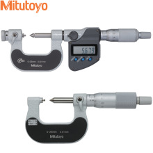三丰326-251-30可换头数显螺纹千分尺126-125外螺纹中径千分尺TMS