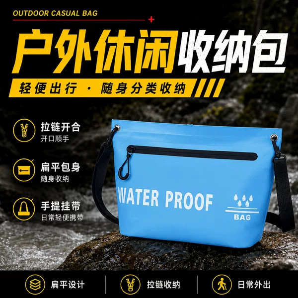 Outdoor Leisure Waterproof Bag Swimming Beach Bag Large Capacity Diving Snorkeling Rafting Waterproof Bag Portable Toiletry Bag