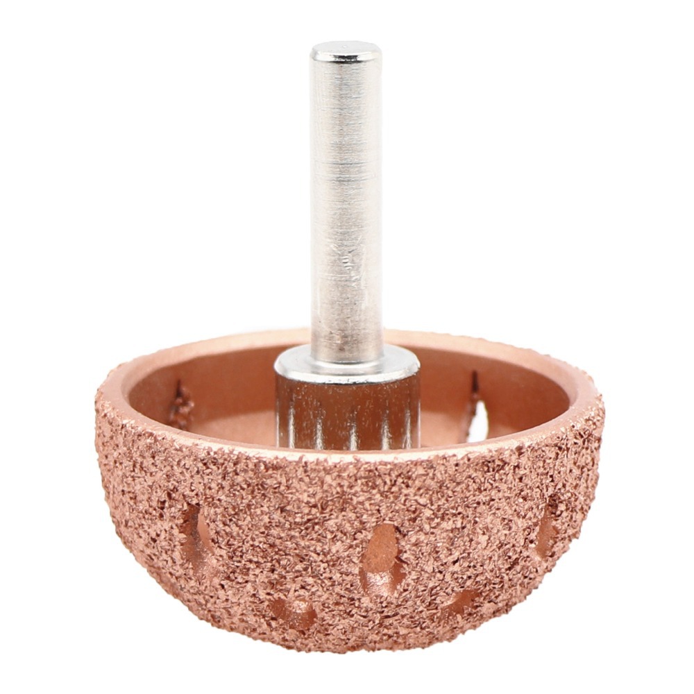 Cabeza de molienda neumática de alta velocidad de baja velocidad de aleación de acero de tungsteno muela tipo tazón reparación de neumáticos cabeza de molienda tamaño mediano grande