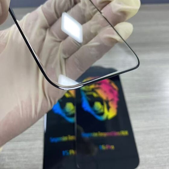 For Apple 16pro Tempered Film iphone15 HD 3D Film 500c Large Radian Electroplating Anti-Fingerprint Full Screen