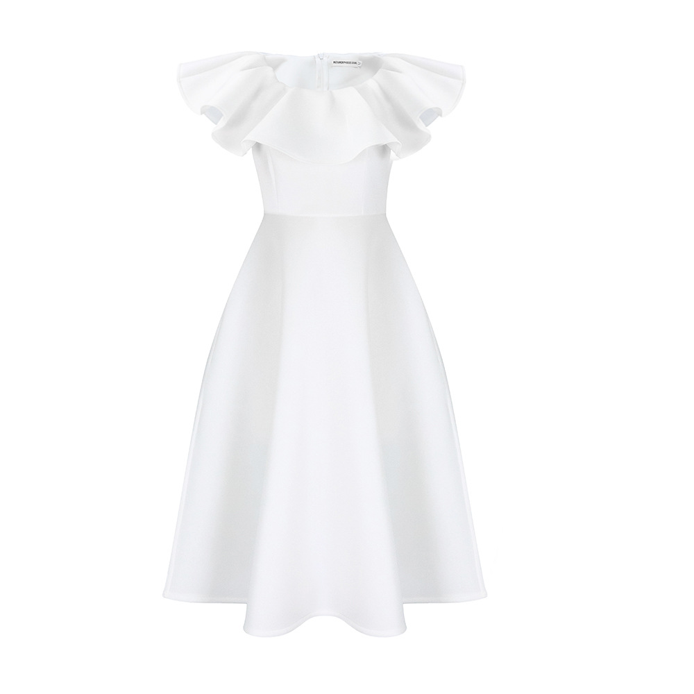 Women's Elegant Ruffle Party Dress
