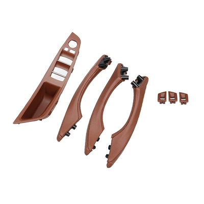 Armrest, handle, handle, tie leather inner handle F18 - short-axis-version-left-peptide-7-piece-set-of-red-and-brown