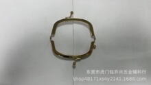 85*40mm单圈 叻银色 手袋铰 箱包五金配件夹子 口金