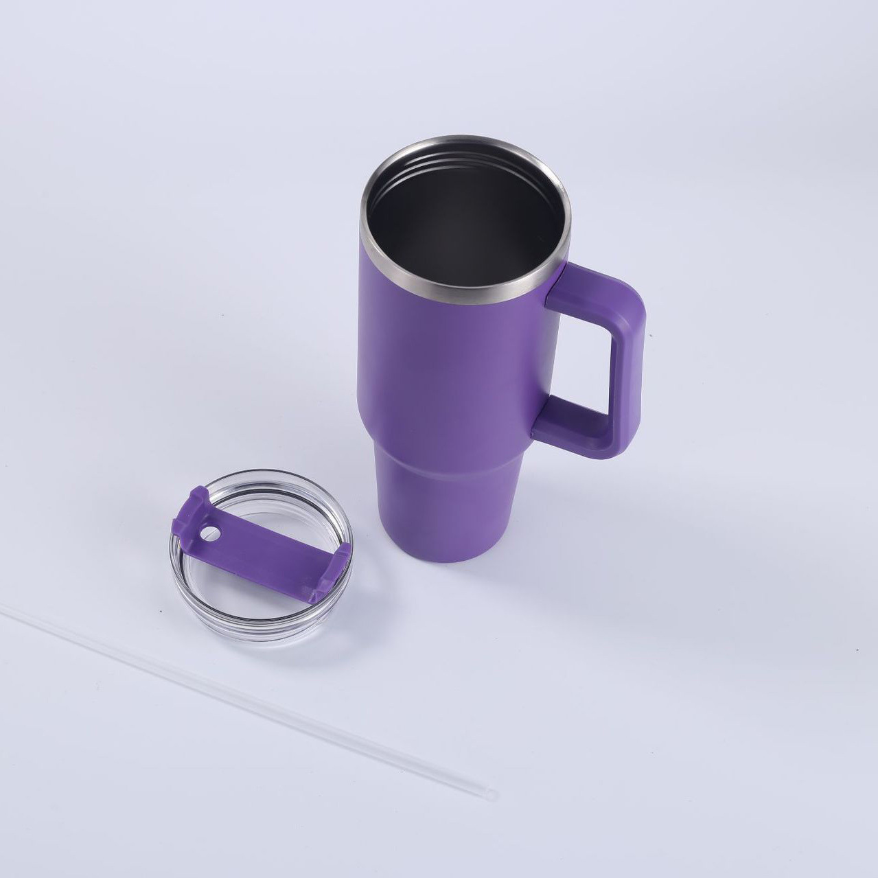 Transfronterizo dedicado 40oz mango taza de hielo calentador de taza de coche generación 304 acero inoxidable aislado mango frío taza de coche