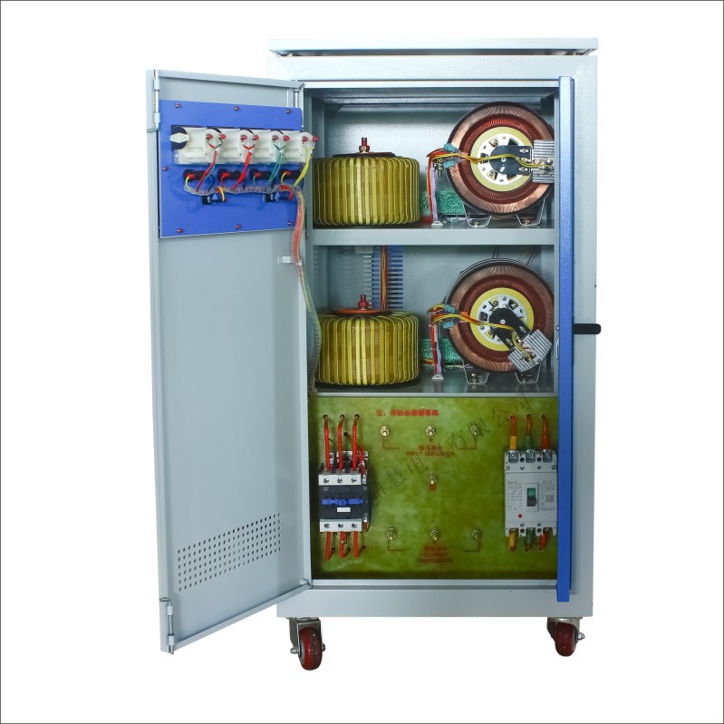 三相补偿式稳压器高精度全自动交流380v稳压器6kw15KW30K
