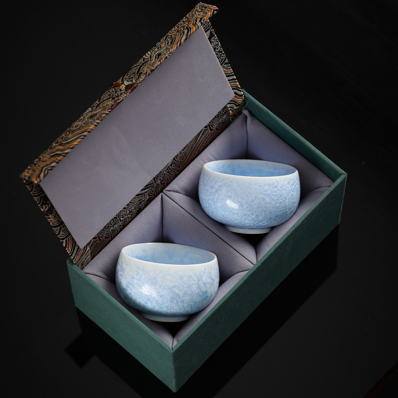 高温窑变冰晶釉主人杯茶杯茶具礼品公司周年庆店庆活动伴手礼logo|undefined