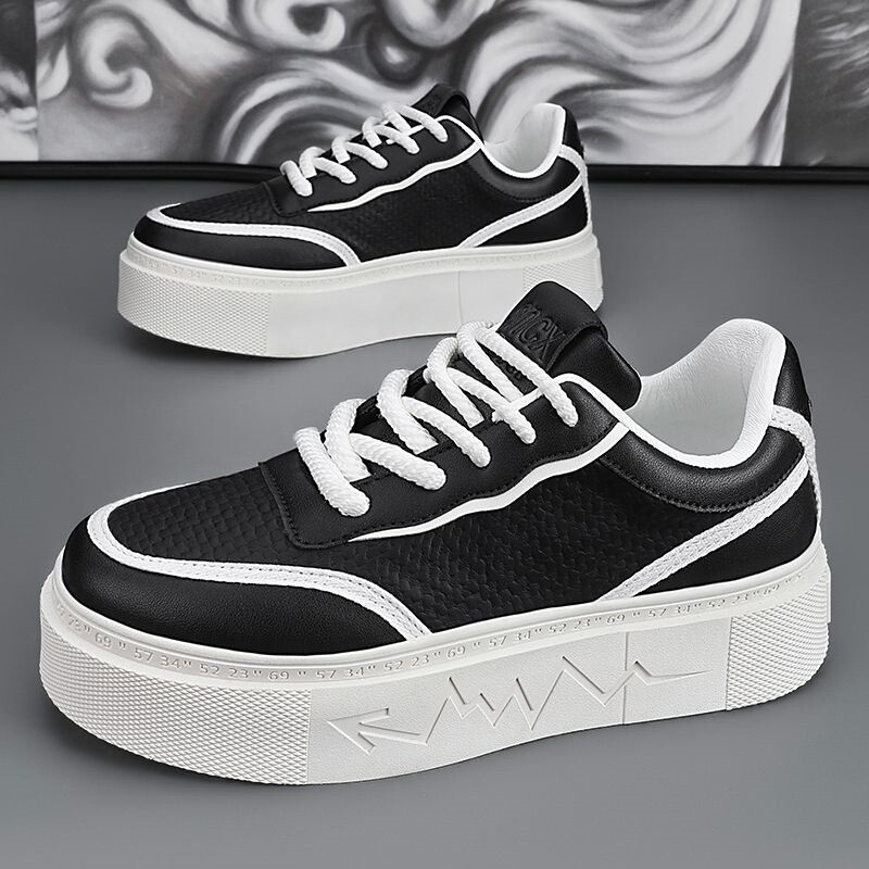 Men's Shoes New Autumn and Winter Shoes Men's Korean Style Trendy Casual Sports Low-Cut High-Looking Fashionable Versatile Student Sneakers Men's Shoes New Autumn and Winter Shoes Men's Korean Style Trendy Casual Sports Low-Cut High-Looking Fashionable Versatile Student Sneakers