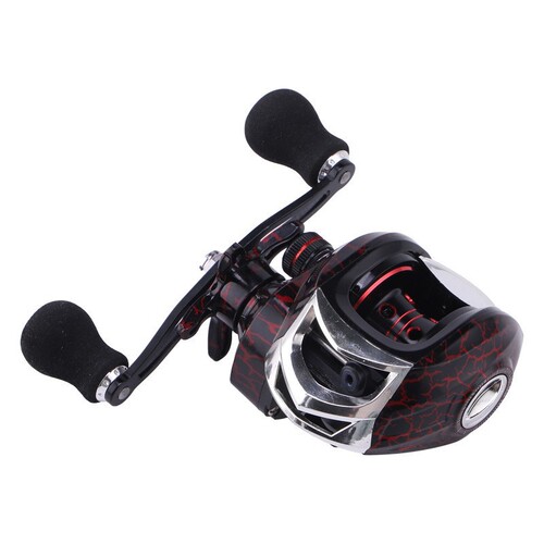 Fishing Gear Metal Fishing Reel 18+1 Axis Saltwater Redfish Line Reel 7.2:1 Power Blackfish Long Cast Trolling Droplet Reel