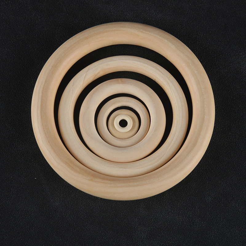 現物卸売り25mm-70mmケヤキの木の輪の木の輪のdiyの部品の掛け物の木製の手土産のブレスレット|undefined