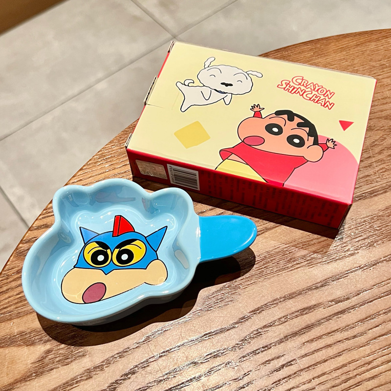 見た目もかわいいクレヨンしんちゃん陶器ディップソーサー家庭用調味料ソーサー味ソーサー醤油酢ソーサー鍋小皿|undefined