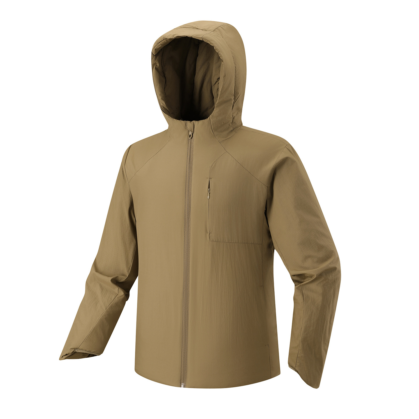 Autumn and winter warm cotton-padded nylon sports outdoor jacket A-6618 nylon cotton-padded jacket