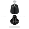 Matt black 1 handle + base