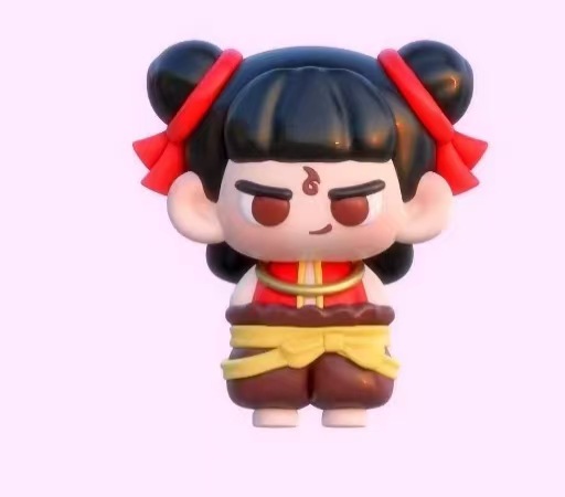 서있는 Nezha 20cm 석고 인형 라텍스 몰드