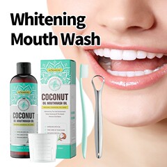KORMESIC全英文浓缩椰子油漱口油oil mouthwash一次性跨境外贸