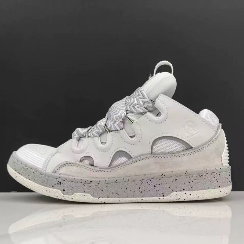 European and American dopamine men's and women's shoes new fashion shoes leather stitching retro outdoor leisure sneaker couple's bread shoes