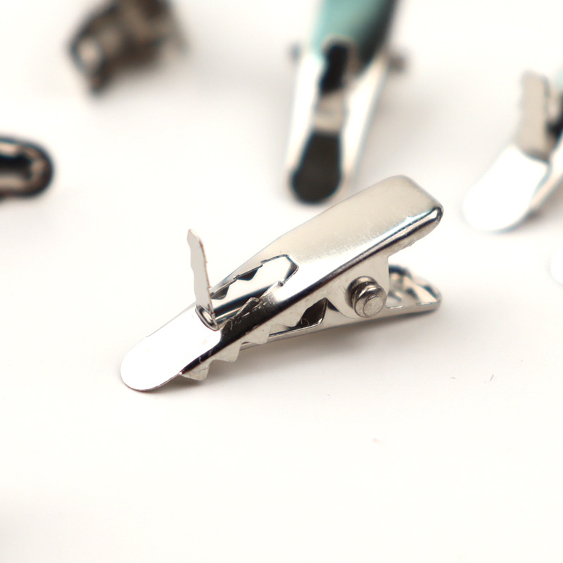 2.4cm Mini Metal Clip Christmas Flower Fixing Clip Christmas Tree Hanging Ornaments Wedding Party Decoration Material Accessories Clip