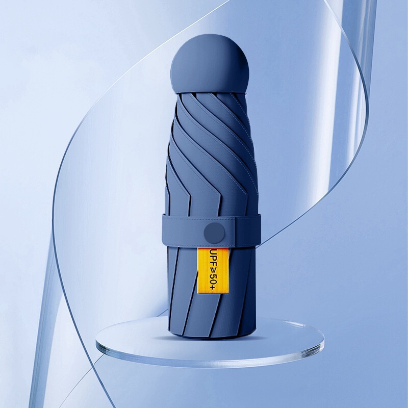 50% off 日傘 日焼け止め UV シェード 女性用 晴雨兼用 超小型 軽量 ポータブル カプセル広告印刷|undefined