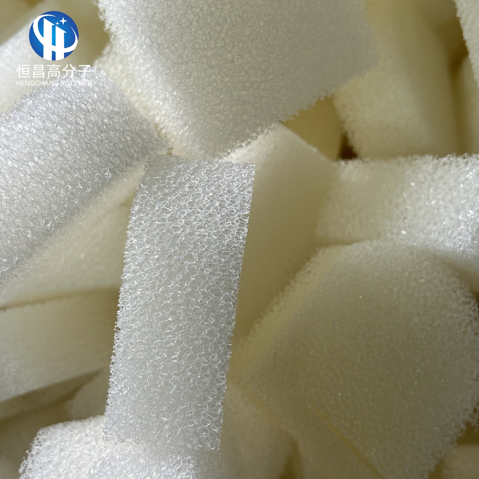 厂家批发30PPi白色过滤绵 聚氨酯爆破大中小孔网状阻燃过滤海绵