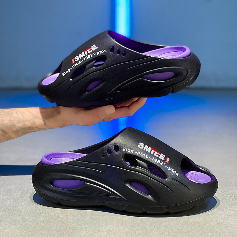 Zapatillas para hombre nuevo verano transpirable ligero ocio deportes al aire libre vadeo en la playa