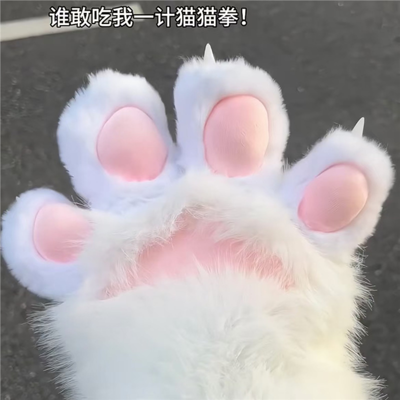 Warm cute gloves, cosplay