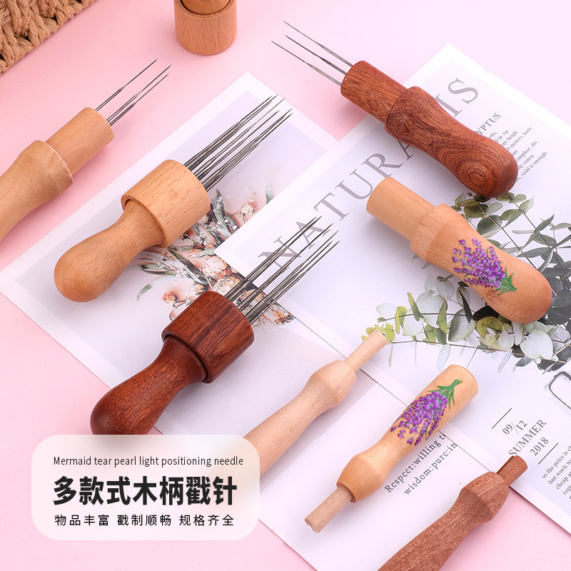 Wholesale Rosewood Sandalwood Wool Felt Stamp Needle Single Stamp Three Poke Eight Poke DIY Wool Stamping Felt Tool Wholesale Rosewood Sandalwood Wool Felt Stamp Needle Single Stamp Three Poke Eight Poke DIY Wool Stamping Felt Tool