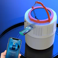 Новый уличный солнечный Bluetooth-аудио светильник для кемпинга, зарядка через USB, мобильный телефон, светодиодный мощный светильник для кемпинга