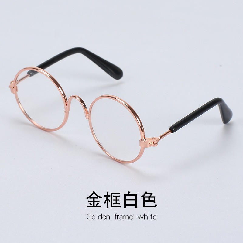 Gatas de gato para mascotas retrógradas para jugar cool perros gafas de fotos accesorios gatos perros extraños gafas de sol joyas de marco de oro gafas