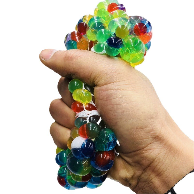Вентилирующий виноградный шарик ручной зажим цветные бусины виноградный шарик трюк декомпрессионные игрушки забавные креативные водные поло оптом