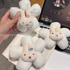可爱米菲兔海绵花朵大肠发圈少女心扎丸子头卡通发绳甜美百搭发饰