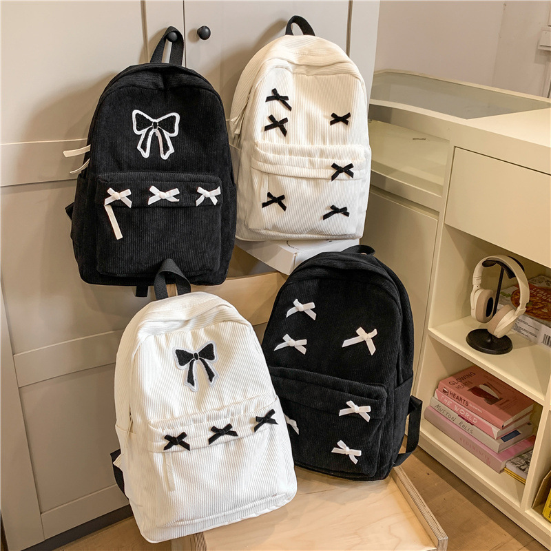 El Departamento japonés INS mochilas de lazo de chicas de alto valor facial versión coreana de mochilas de estudiantes universitarios perezosos mochilas de estudiantes de secundaria mochilas de hombro